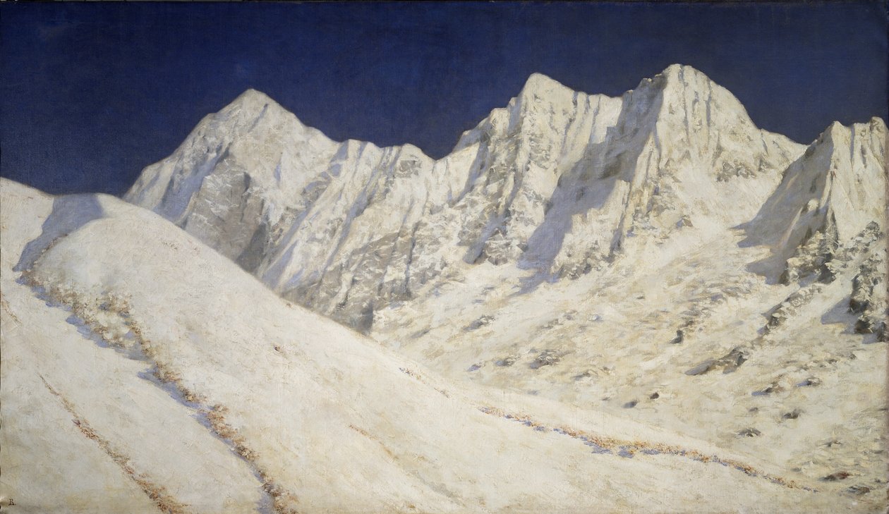 भारत। हिमालय पर हिमपात, 1874-1876 द्वारा वासिलि वासिलिविच वीरश्चैगिन