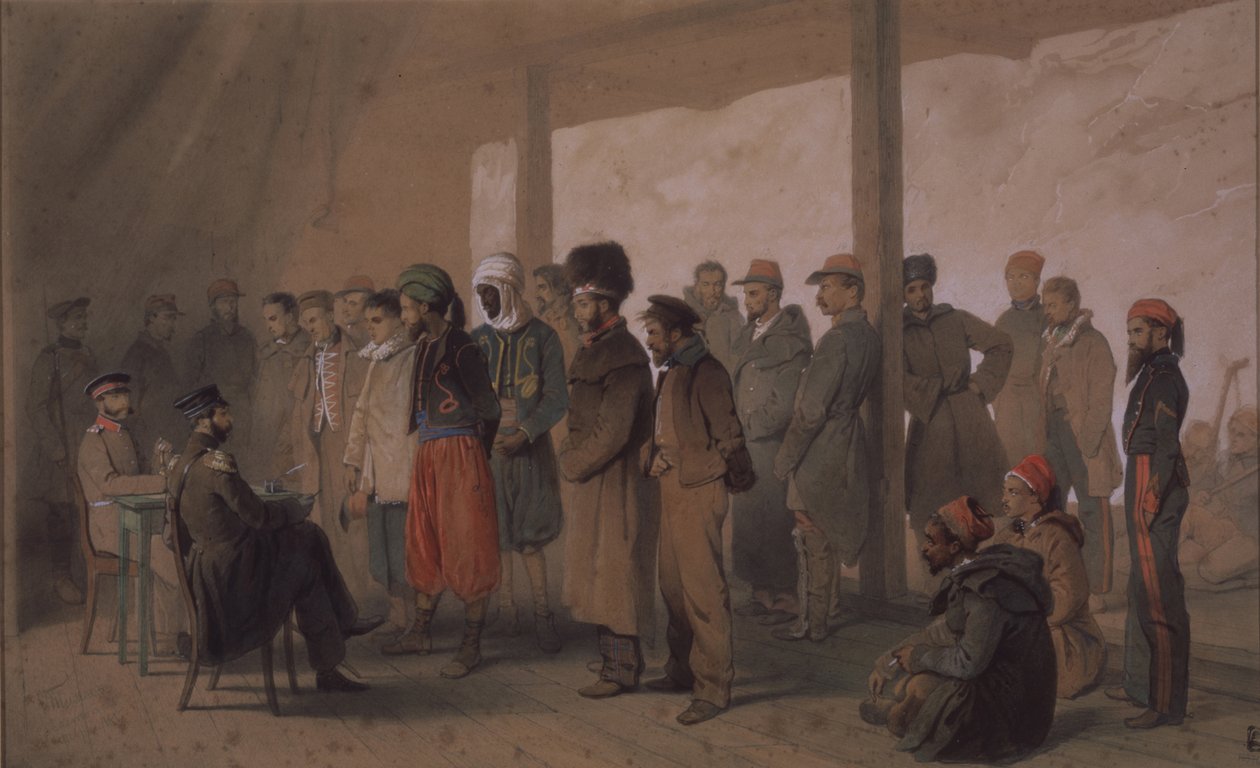 द इंटरोग्रेशन, 1855 द्वारा जॉर्ज विल्हेम टिम