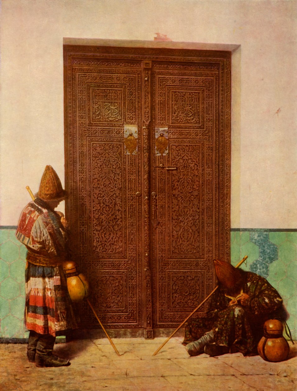 द ईस्ट-गुर-एमीर मकबूल का दरवाजा, 1873, 1965। द्वारा वसीली वीरेशचागिन