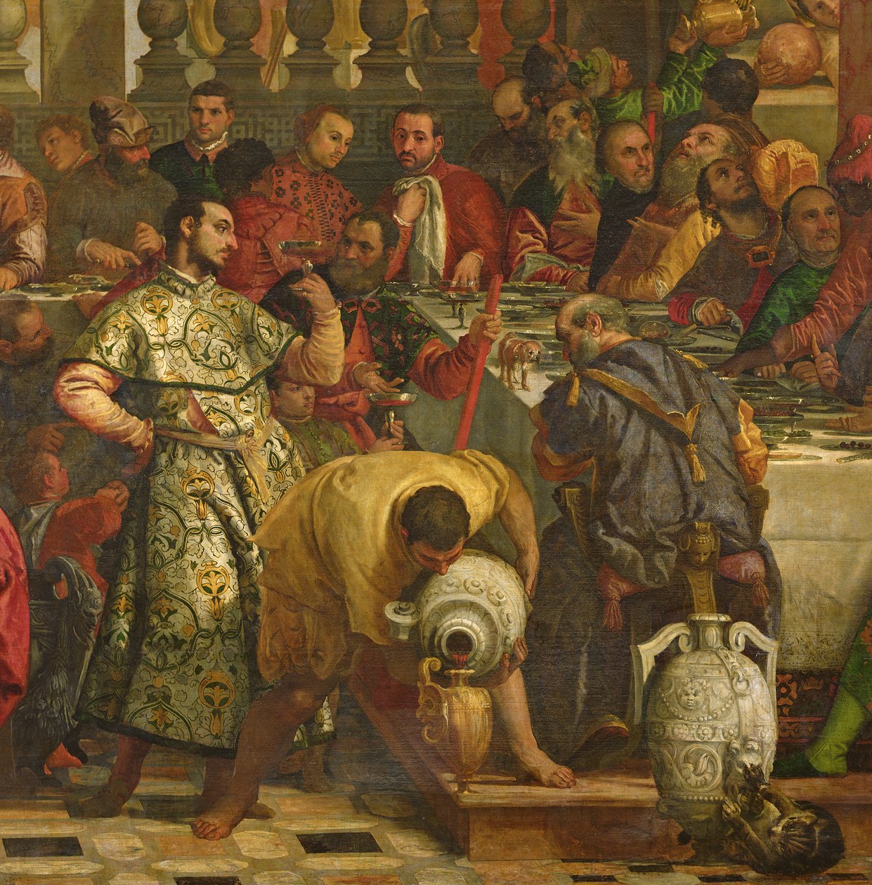 कैना में विवाह समारोह, c.1562 (158295 का विवरण) द्वारा 