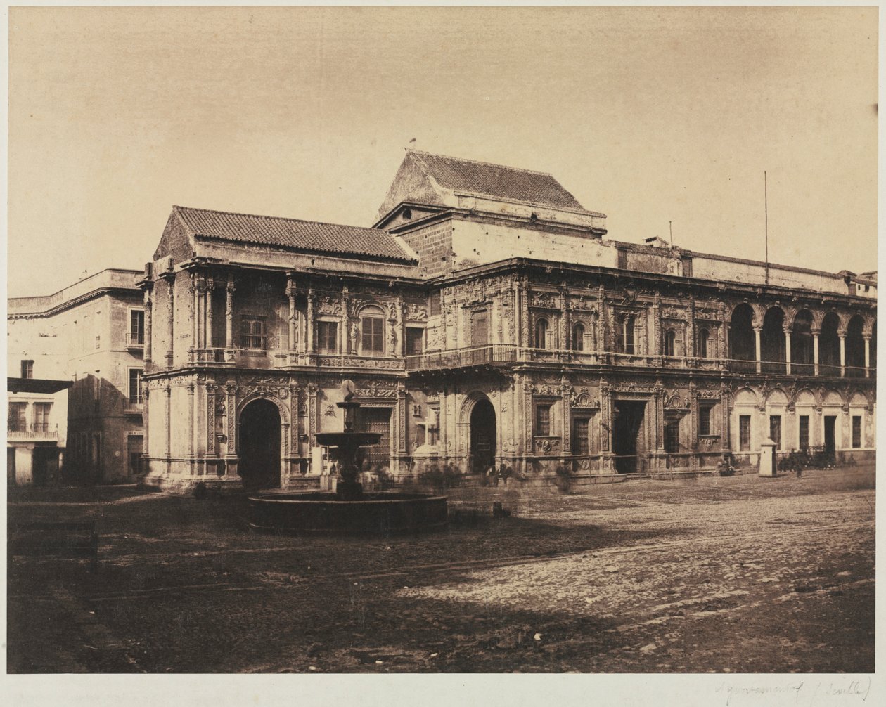 टाउनहॉल, सेविले, 1853। द्वारा विस्काउंट जोसेफ विगिएर