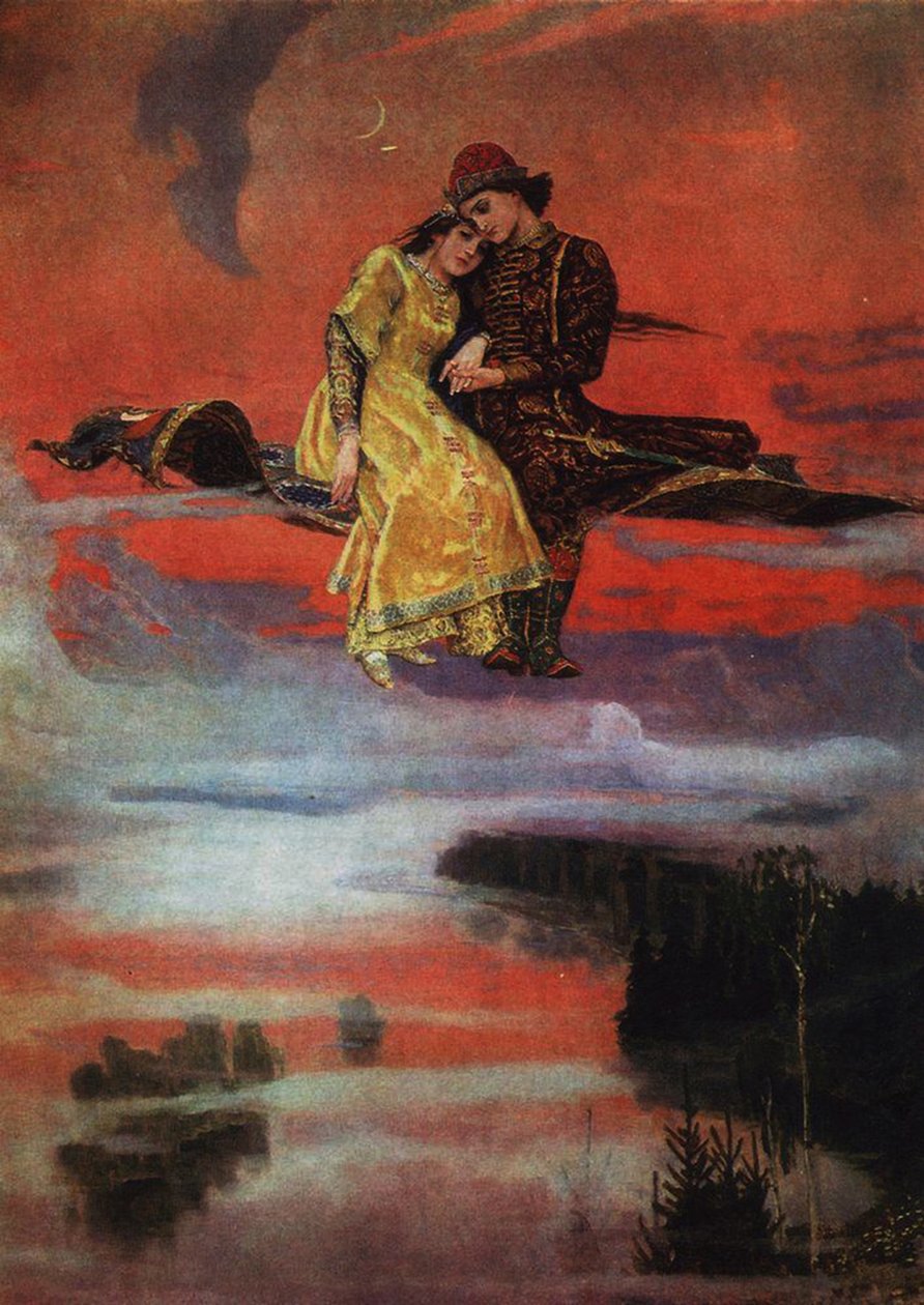 फ्लाइंग कारपेट, 1919-20 द्वारा विक्टर मिखाइलोविच वासनेत्सोव