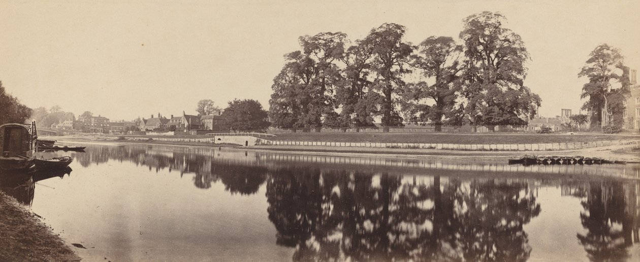 हैम्पटन कोर्ट दूसरा दृश्य, 1862। द्वारा विक्टर ए प्राउट