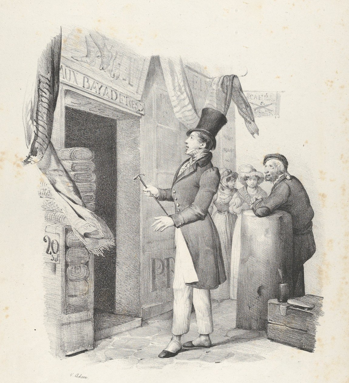 बच्चू। III: C'est Superbe! हाउ वंडरफुल !, 1824। द्वारा विक्टर एडम