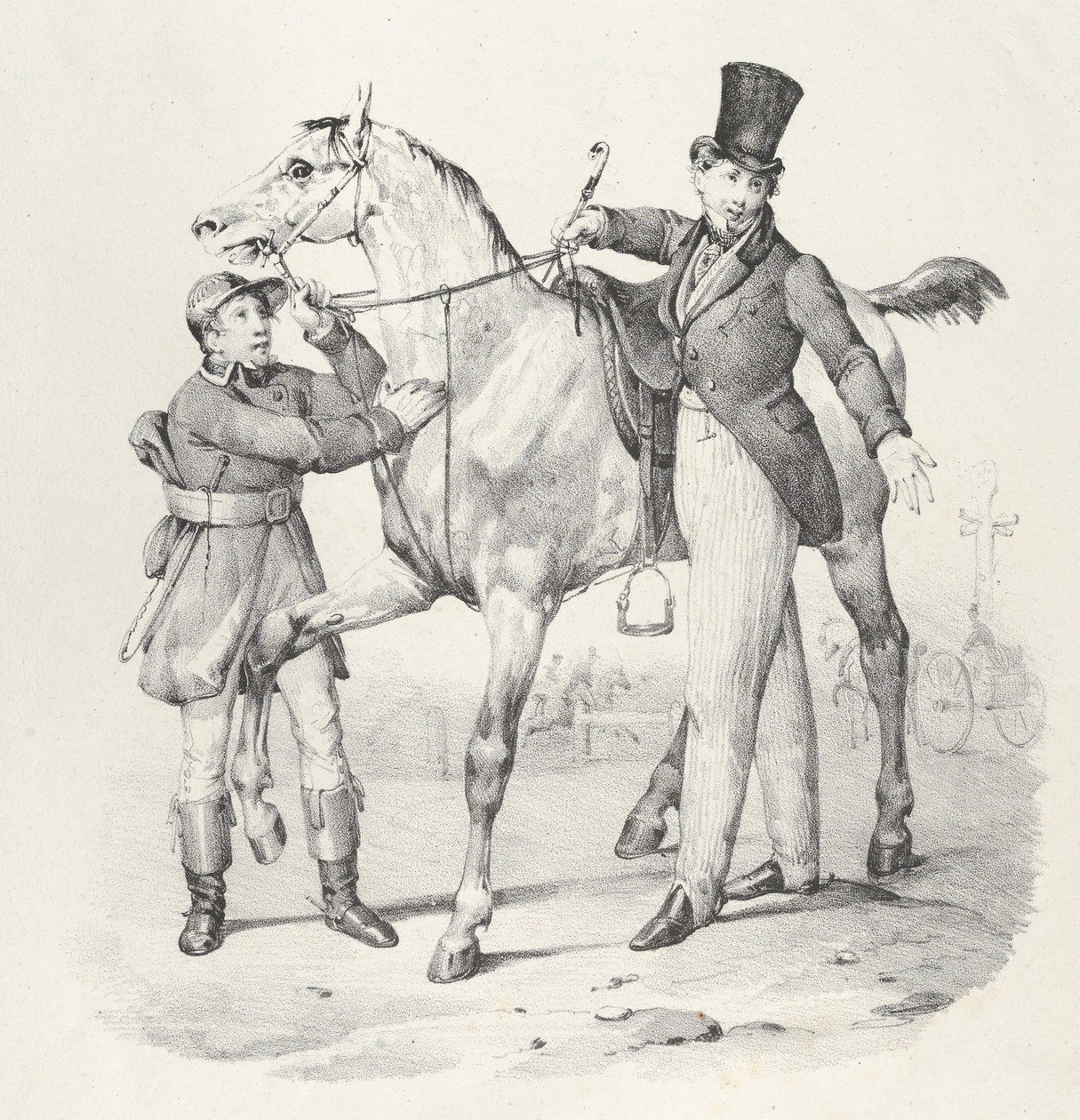बच्चू। VI: मैं चल नहीं सकता था, अब मैं कहीं भी नहीं चल पाता, 1824.. द्वारा विक्टर एडम