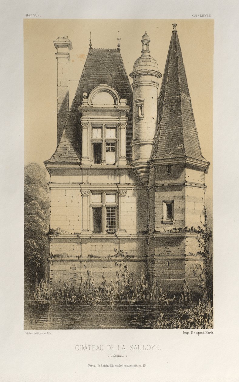 ... पी एल। 64, चेतो दे ला सौलोये मेयेन, 1860। द्वारा विक्टर पेटिट