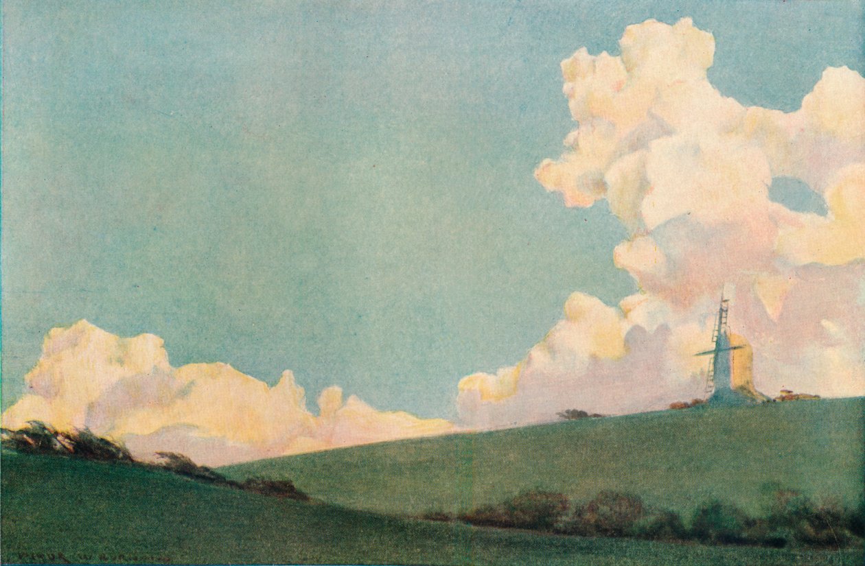 क्यूम्यलस क्लाउड, c1888-1925, 1925 द्वारा विक्टर व्याट बर्नान्ड