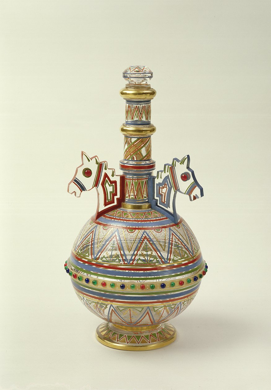 इंपीरियल ग्लास कारख़ाना से डिकेटर, c.1870-73 (ग्लास, und enamel) को गिला करना द्वारा विक्टर अलेक्सांद्रोविच गार्टमैन