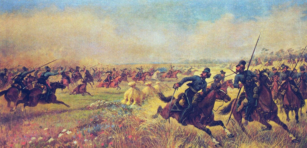 9 जुलाई 1812, 1912 को मीर की लड़ाई द्वारा विक्टर विकेतेविच मसुरोव्स्की