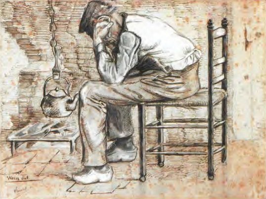 पहना हुआ द्वारा विन्सेंट वैन गॉग