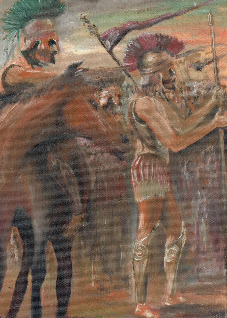 संघर्ष, 1984 (कैनवास बोर्ड पर एक्रिलिक) द्वारा विंसेंट अलेक्जेंडर बूथ