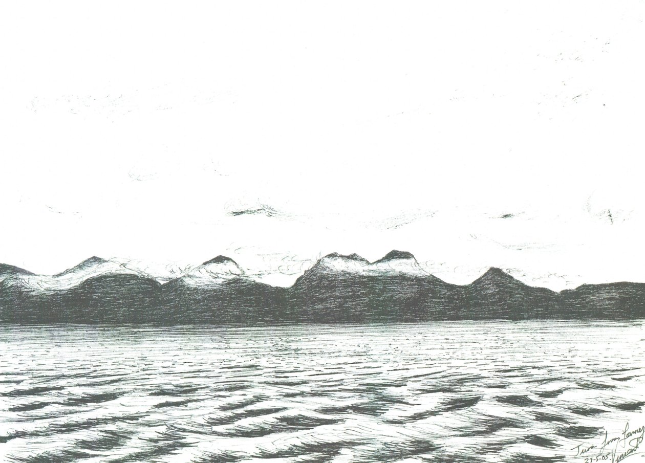फ़ेरी से जुरा दृश्य, 2005 द्वारा विंसेंट अलेक्जेंडर बूथ