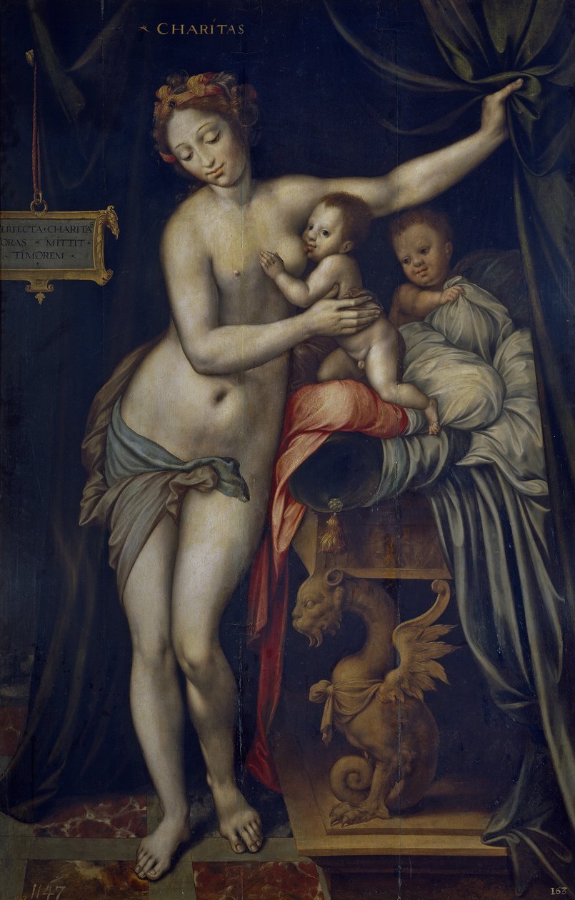 Charity, ca 1555 द्वारा विन्सेंट सेलर
