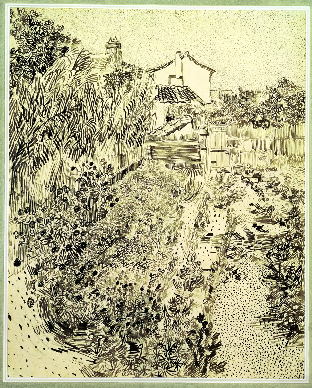 फूलों का बगीचा, 1888 द्वारा विन्सेंट वैन गॉग