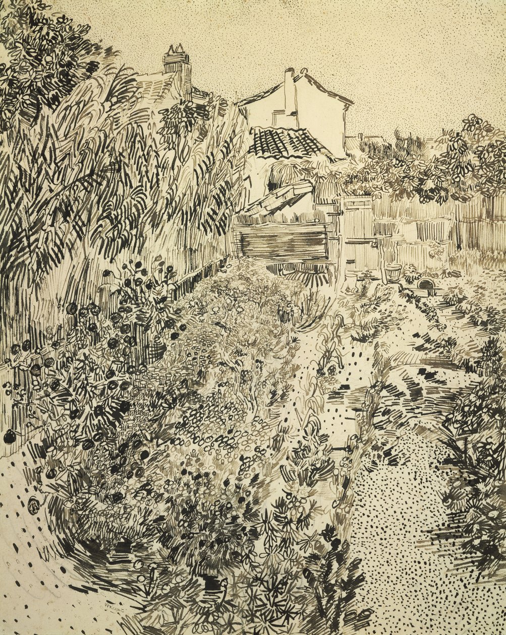 द फ्लावर गार्डन, 1888 द्वारा विन्सेंट वैन गॉग