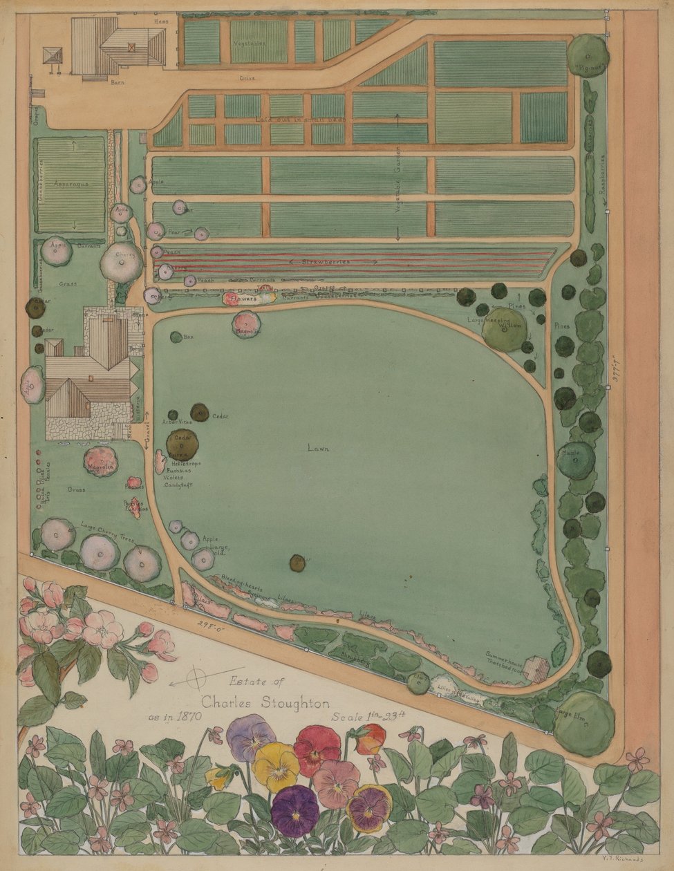 स्टॉटन एस्टेट, सी। 1936. द्वारा वर्जीनिया रिचर्ड्स