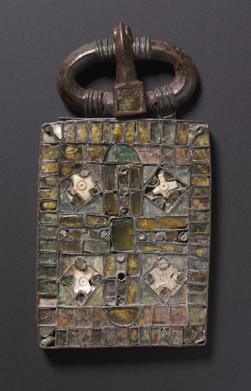 बेल्ट बकसुआ, c.525-560 द्वारा Visigothic