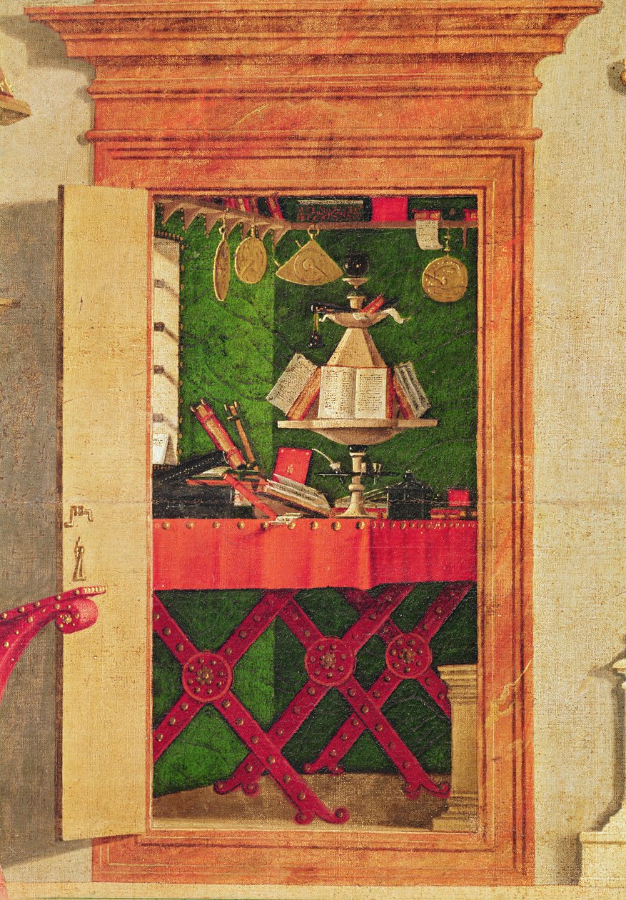 सेंट ऑगस्टाइन के विजन का विस्तार, c.1502-08 (932 का विस्तार) द्वारा विट्टोर कार्पेस्को