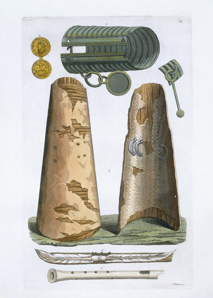 जूल्स फेरेरियो द्वारा &39;ले कॉस्टयूम एंसन एट मॉडर्न&39; से डेनमार्क के एल्सेवीर में संग्रहालय की वाइकिंग कलाकृतियां, प्रकाशित किया गया है। द्वारा विटोरियो रेनरी