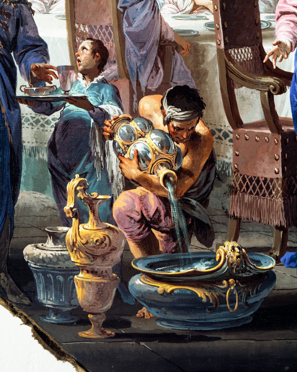 काना में विवाह, विटोरियो मारिया बिगरी (1692-1776) द्वारा, विवरण द्वारा विटोरियो मारिया बिगारी