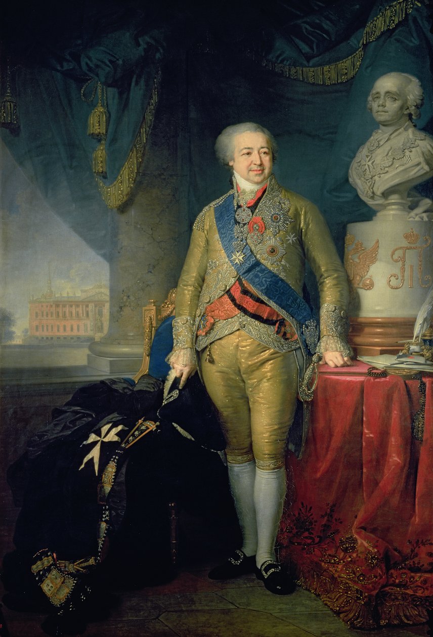 अलेक्जेंडर कुराकिन (1757-1825), 1802 (कैनवास में तेल) द्वारा व्लादिमीर लुइच बोरोविकोवस्की