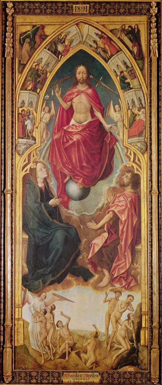 अंतिम निर्णय और पुनरुत्थान Triptych से मृत, बाएं हाथ (दर्शक के लिए) पैनल का पुनरुत्थान, c.1.160 द्वारा Vrancke van der Stockt