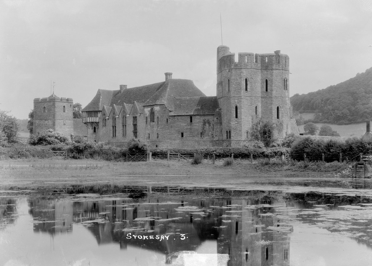 स्टोक्से कैसल, श्रॉपशायर, c1930 द्वारा डब्ल्यूए कॉल