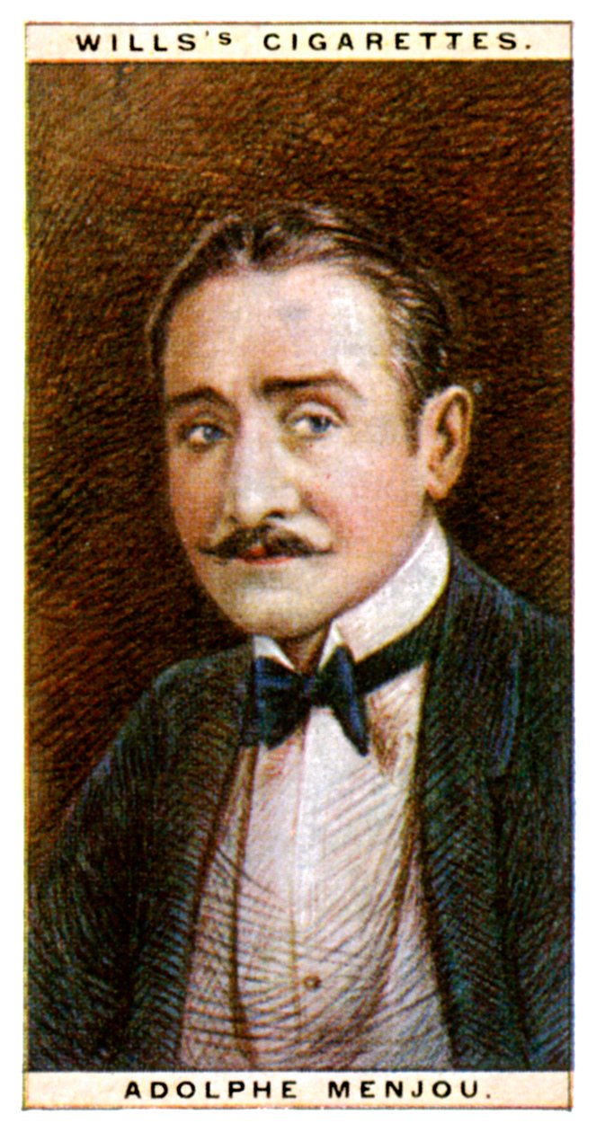 एडोल्फ मेन्जौ 1890-1963, अमेरिकी अभिनेता, 1928। द्वारा WD और HO विल्स