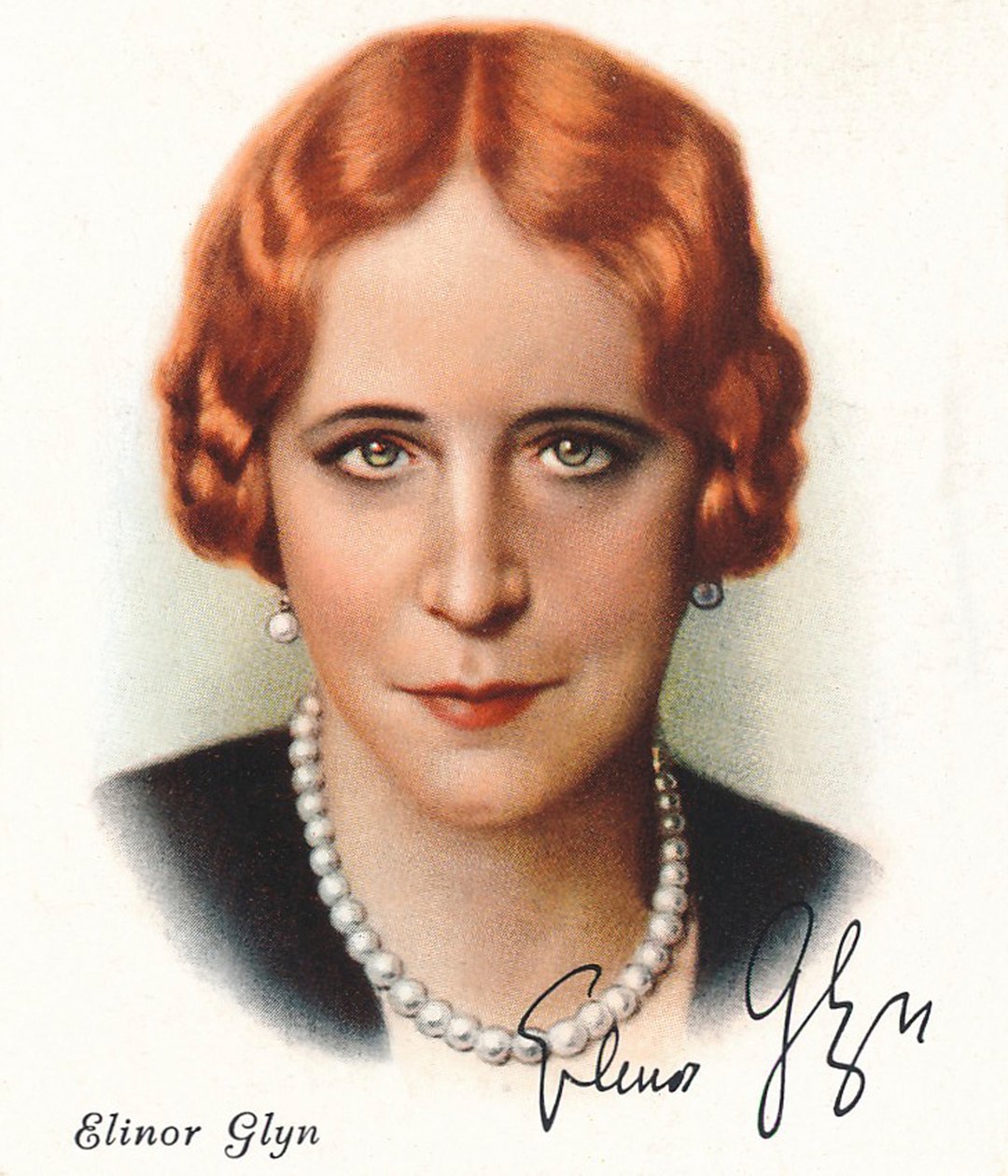 Elinor Glyn, 1937. कलाकार: अज्ञात, WD और HO विल्स। द्वारा WD और HO विल्स
