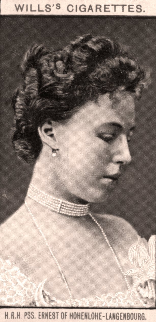 HRH, PSS। अर्नेस्ट ऑफ होहेनलोहे-लैंगेनबर्ग, 1908। द्वारा WD और HO विल्स
