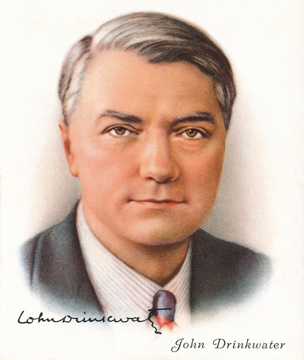 जॉन ड्रिंकवाटर, 1937. कलाकार: अज्ञात, WD और HO विल्स। द्वारा WD और HO विल्स