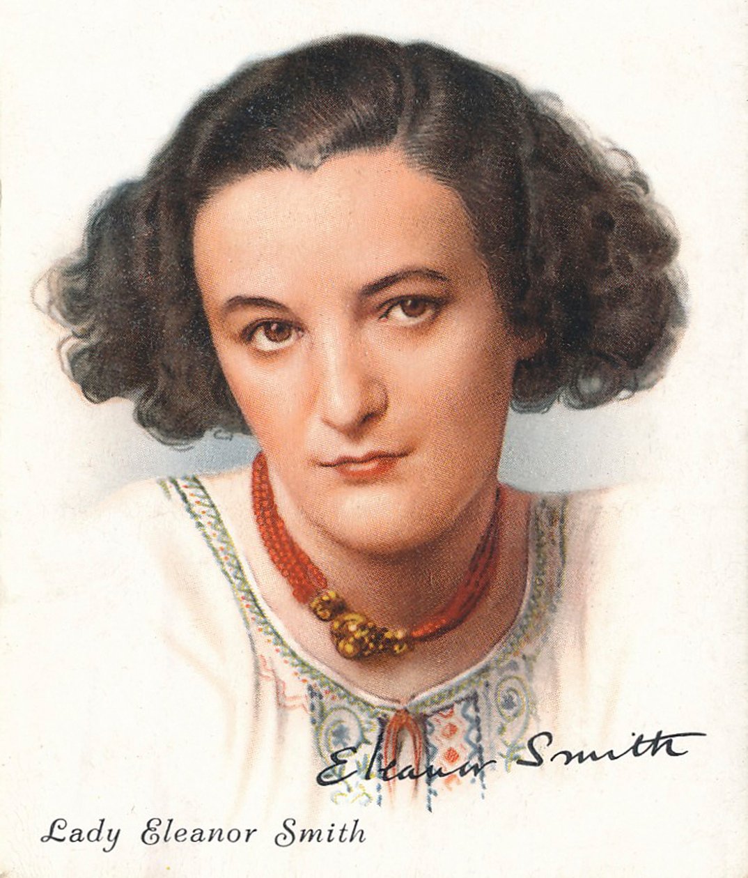 लेडी एलेनोर स्मिथ, 1937. कलाकार: अज्ञात, डब्ल्यूडी और एचओ विल्स। द्वारा WD और HO विल्स