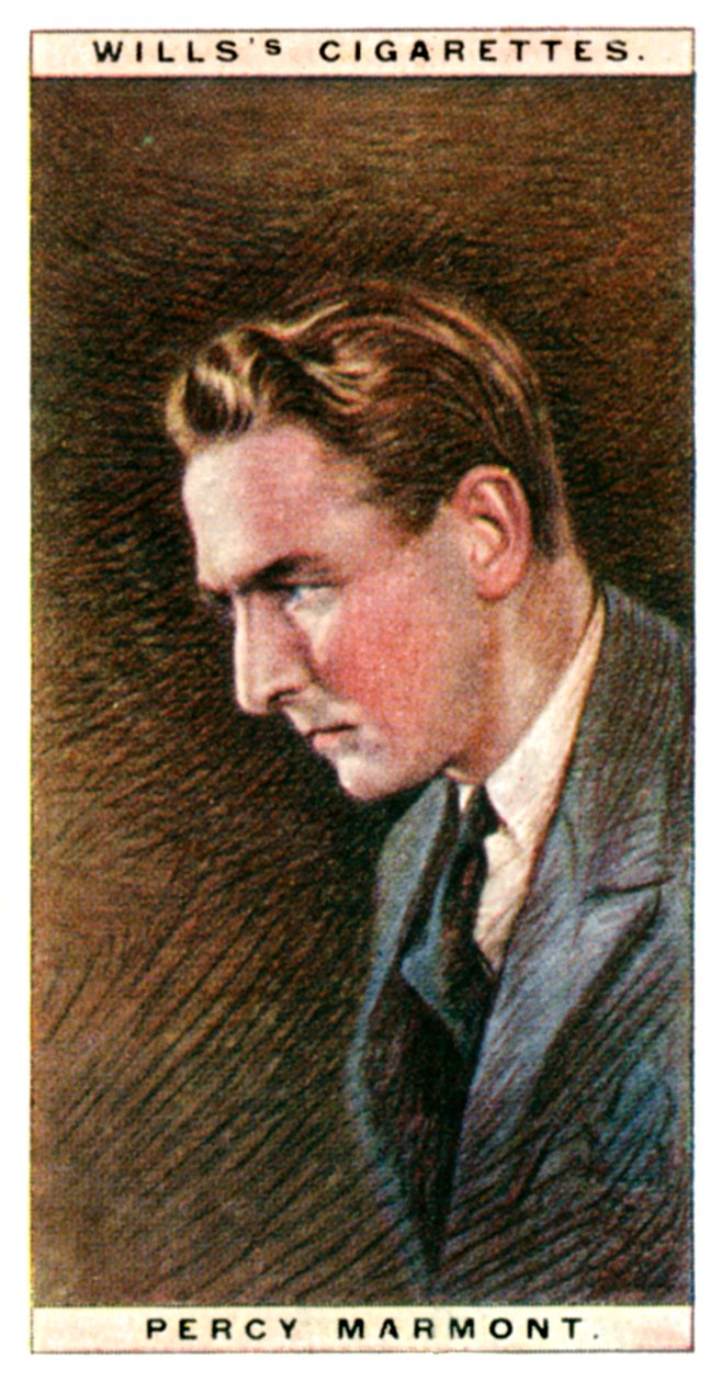 पर्सी मारमोंट 1883-1977, अंग्रेजी अभिनेता, 1928। द्वारा WD और HO विल्स