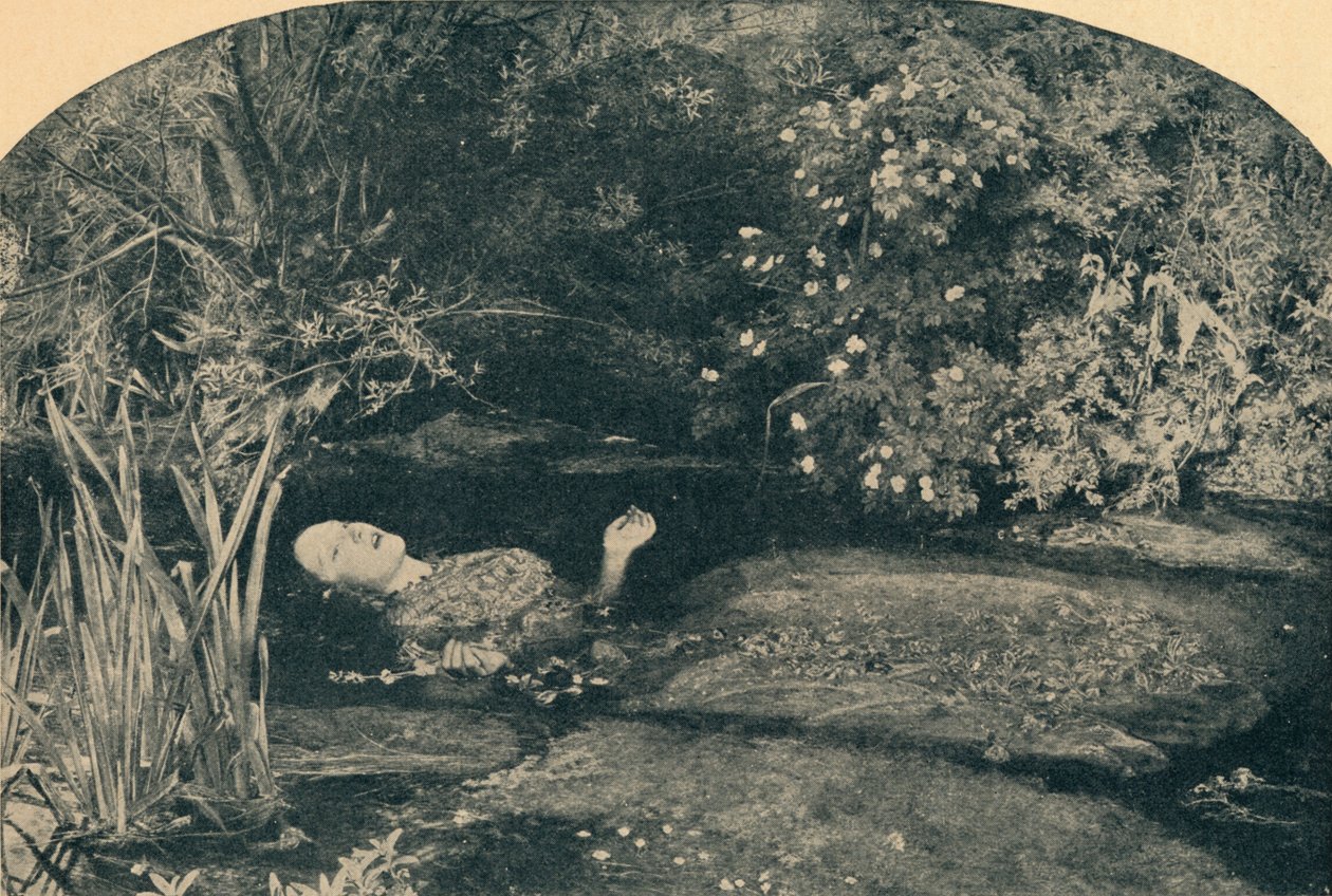 ओफेलिया, c1852, 1935। द्वारा डब्ल्यूएफ मैन्सेल