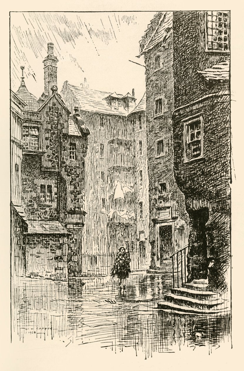 जेम्स कोर्ट, एडिनबर्ग, 1928। द्वारा कॅफीन