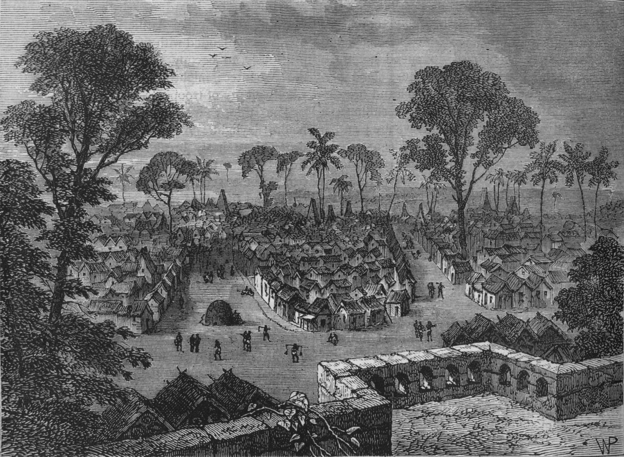 Coomassie का दृश्य, c1880 द्वारा डब्ल्यूपी