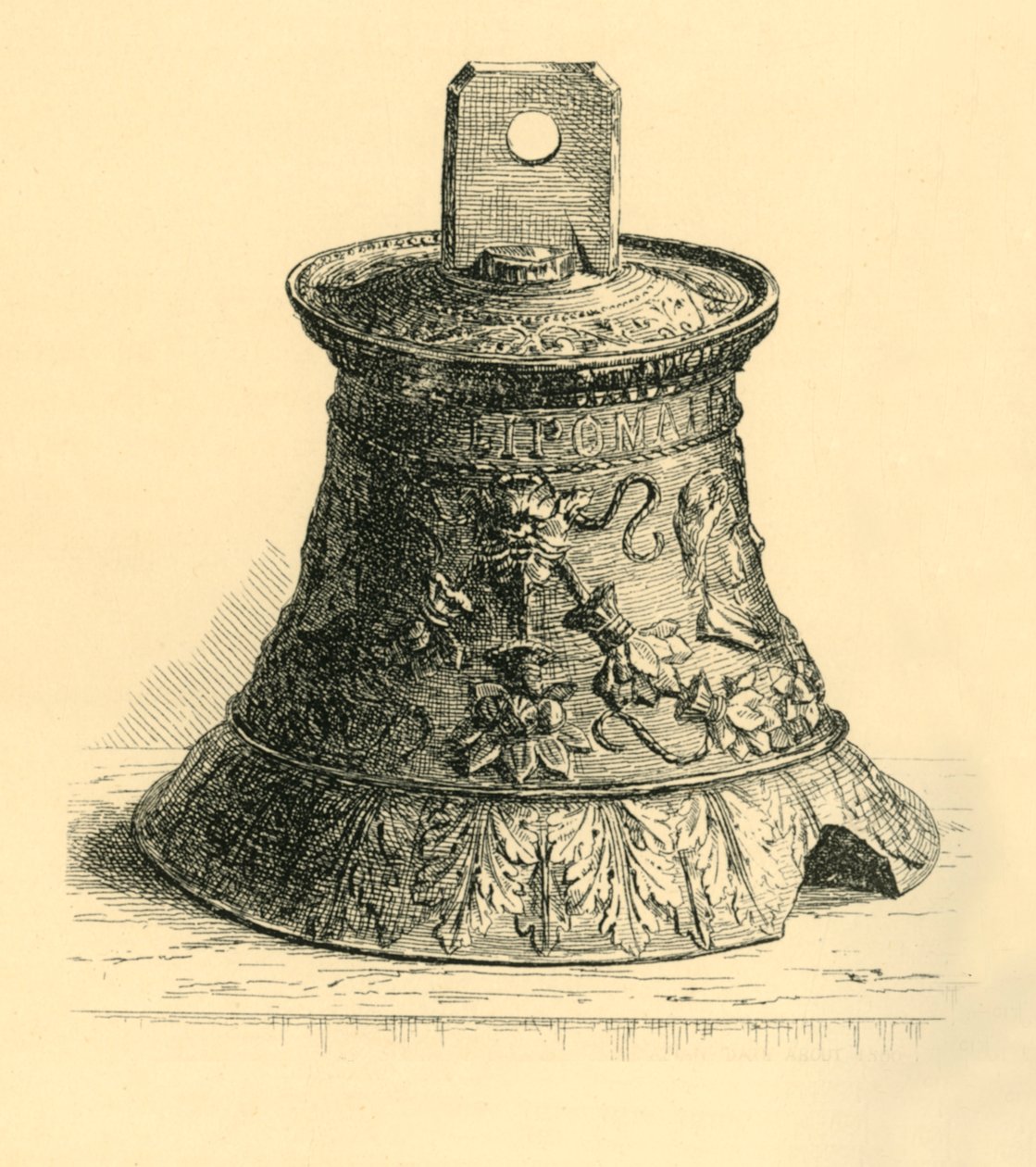 कांस्य हाथ की घंटी, c1530-c1570, 1881। द्वारा वी मैककेन