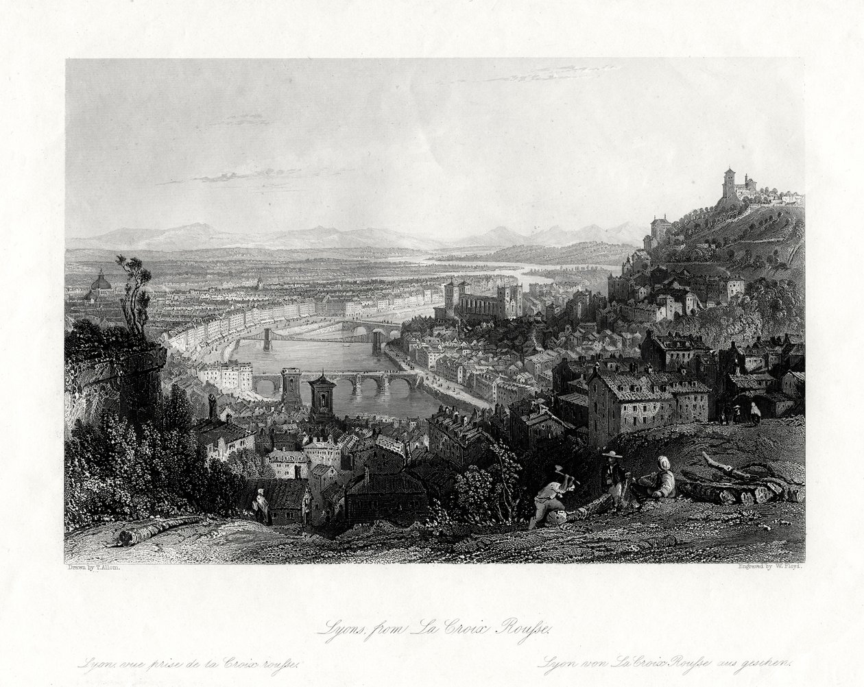 ल्योन, फ्रांस, 1875 द्वारा डब्ल्यू फ्लॉयड