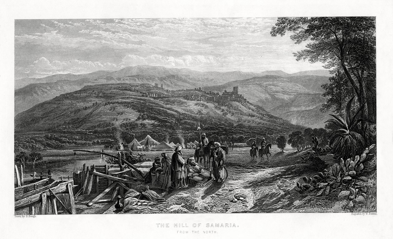 सामरिया की पहाड़ी, 1887 द्वारा डब्ल्यू। फॉरेस्ट
