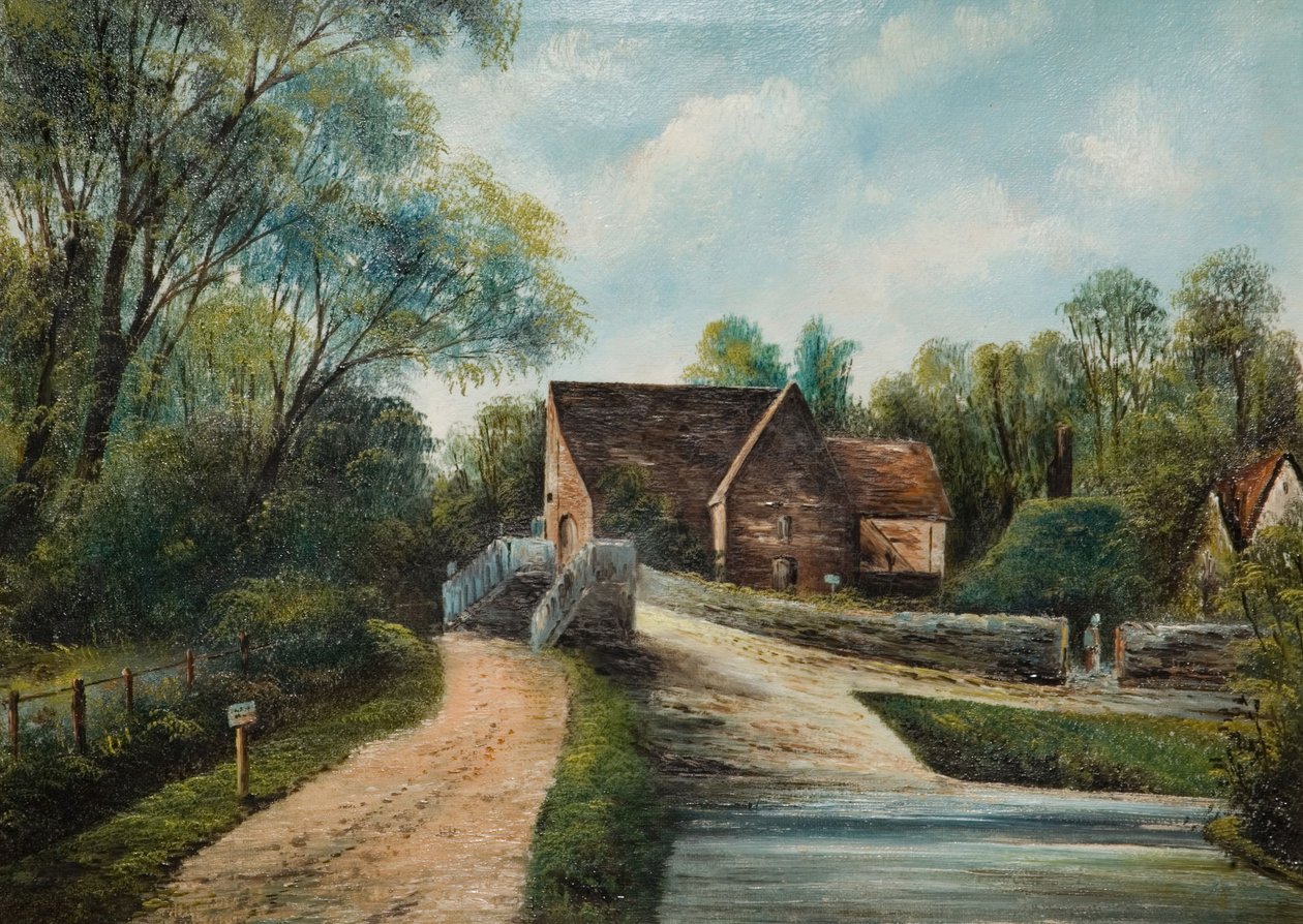 द डिंगल्स, सारेहोल, मोसले के पास, 1906। द्वारा डब्ल्यूएच रॉबिन्सन