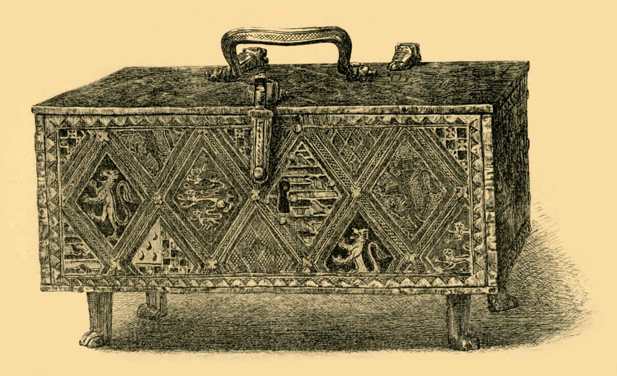 द वैलेंस कास्केट, c1305-1312, 1881। द्वारा डब्ल्यू। हरबत्त