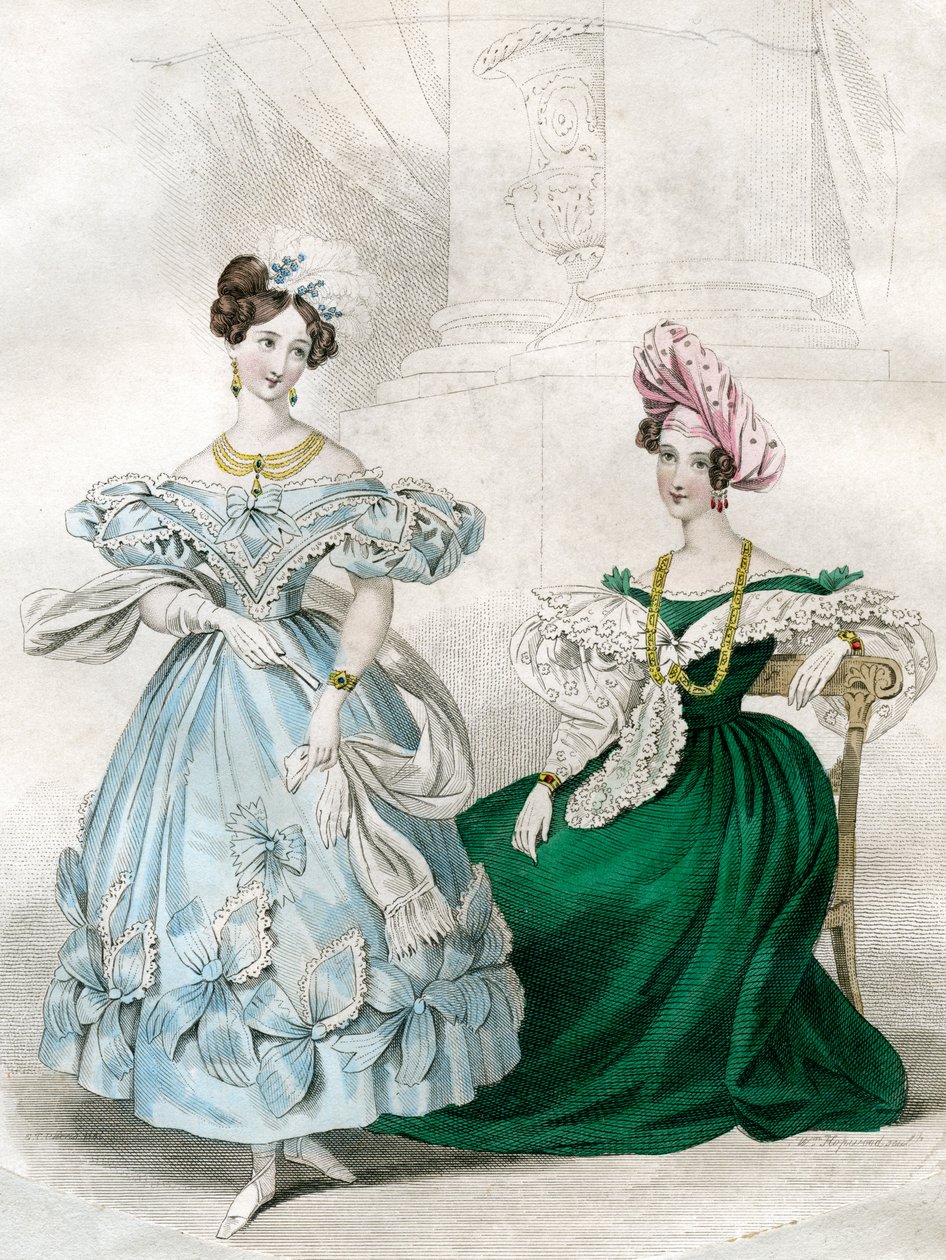 महिलाओं का फैशन, c1830s द्वारा डब्ल्यू हॉपवुड