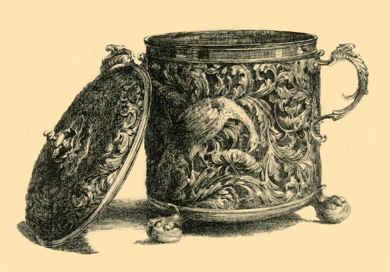 सिल्वर गिल्ट कप और कवर, 1669-1670, 1881। द्वारा डब्ल्यूटी रॉबर्ट्स