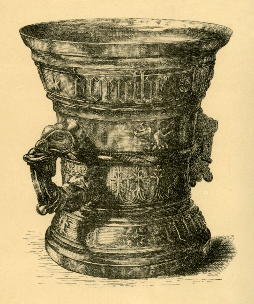 मोर्टार, 1545, 1881। द्वारा डब्ल्यूडब्ल्यू मैककार्टी