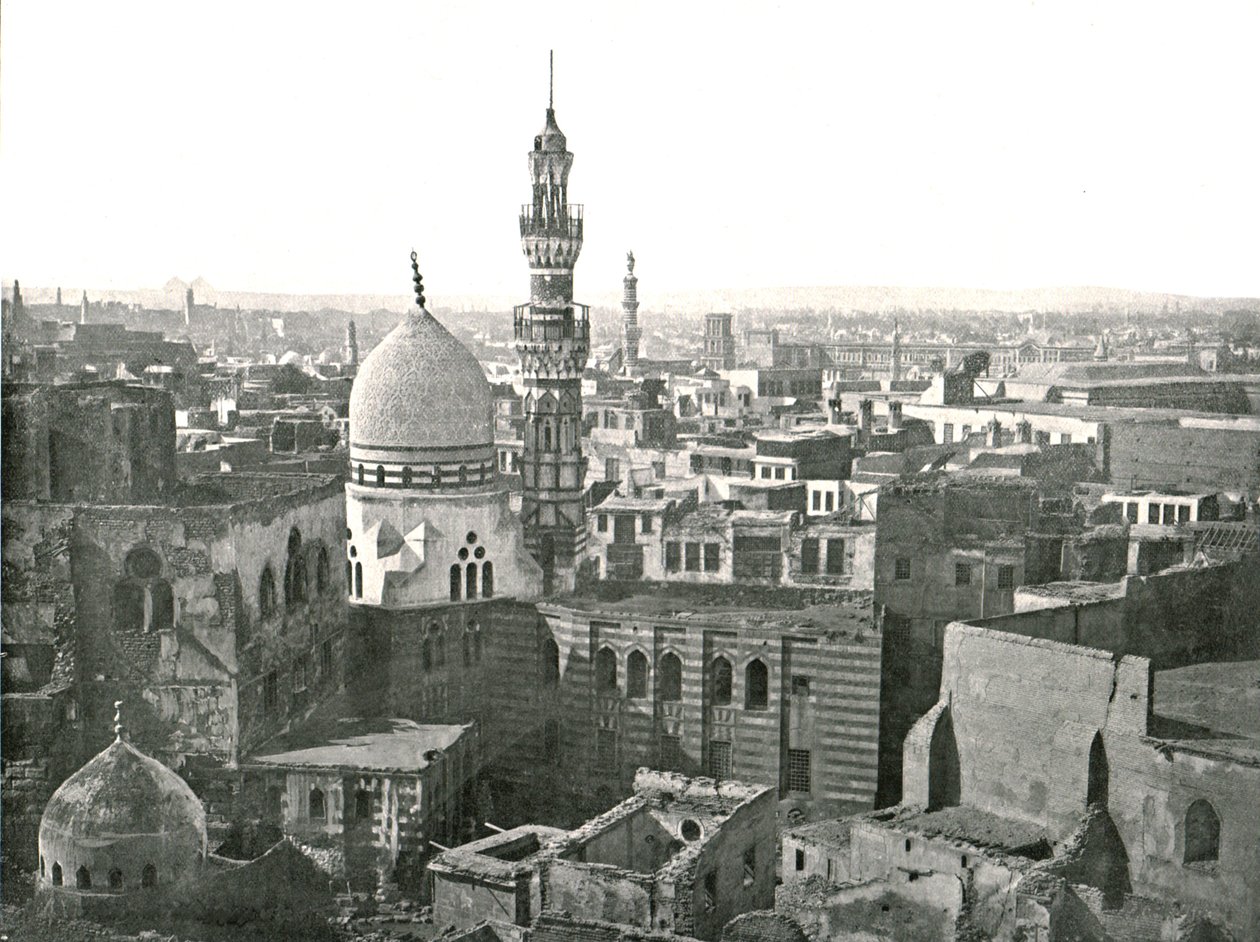 द काइट-बे, काहिरा, मिस्र, 1895। द्वारा डब्ल्यू एंड एस लिमिटेड