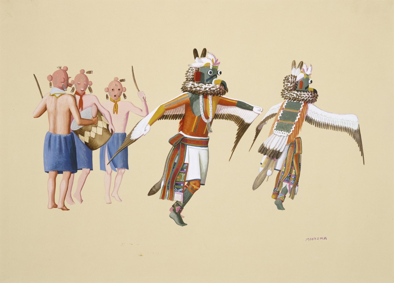 क्वाहू, 1930-40 (वोव पेपर पर तड़का) द्वारा वाल्डो मुत्ज़का