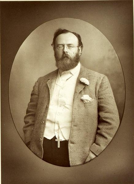 रॉबर्ट बुकानन का पोर्ट्रेट (1841-1901) (बी/डब्ल्यू फोटो) द्वारा वालरी रेज़्यूस्की