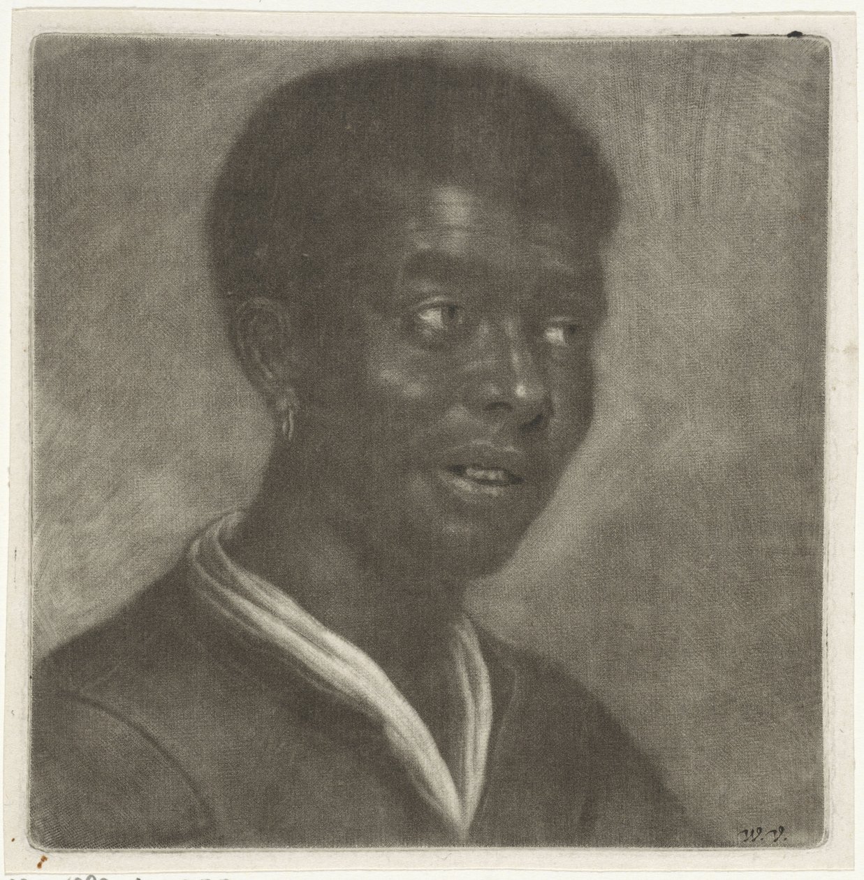 एक काले आदमी का सिर, c.1660-70 द्वारा वालरेंट वैलींट