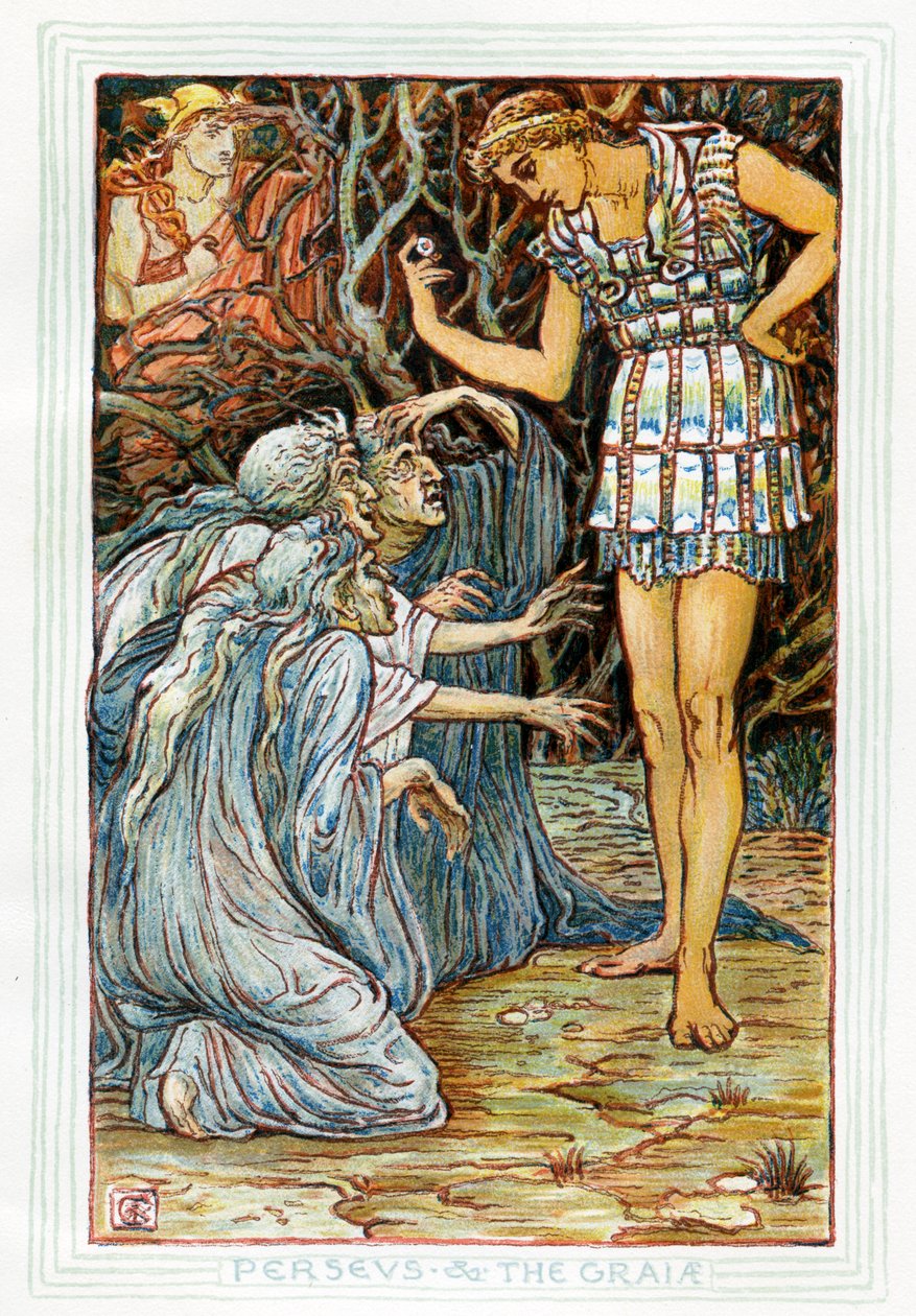 Perseus और स्किम Graeae द्वारा वाल्टर क्रेन