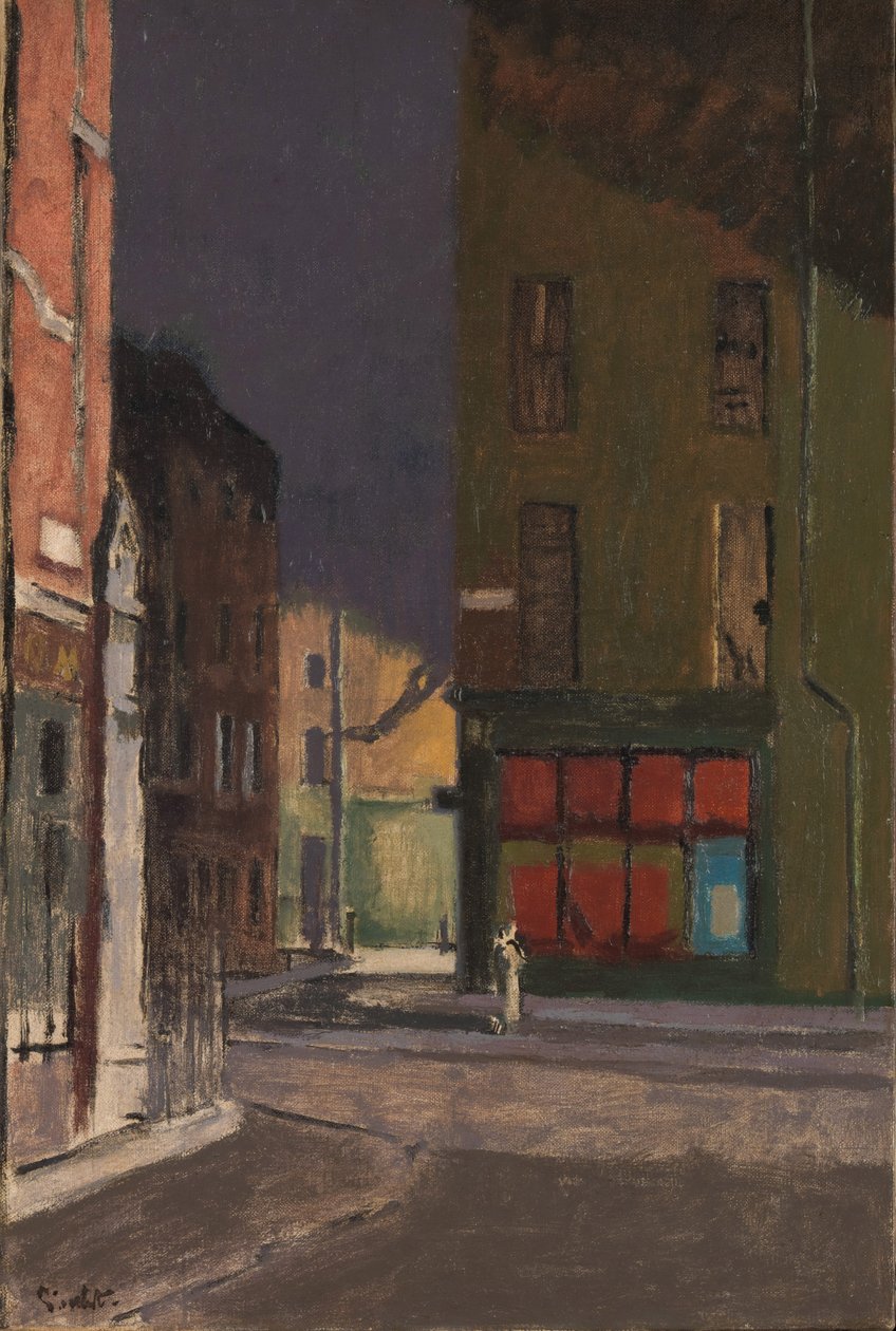 मेपल स्ट्रीट, लंदन, c.1915-23 द्वारा वाल्टर रिचर्ड सिकर्ट